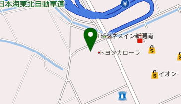 トヨタレンタリース 新潟亀田インター店の地図画像