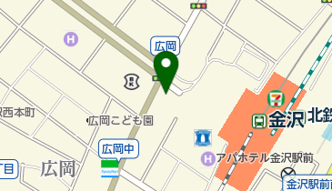 トヨタレンタリース 金沢駅西口店の地図画像