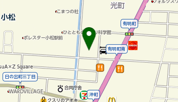 トヨタレンタリース 小松駅店の地図画像