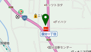 トヨタレンタリース 上田店の地図画像