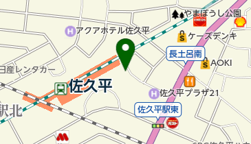 トヨタレンタリース 佐久平駅前店の地図画像