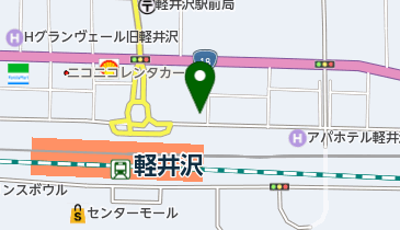 トヨタレンタリース 軽井沢駅前店の地図画像