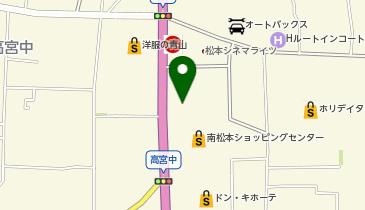 トヨタレンタリース 松本店の地図画像