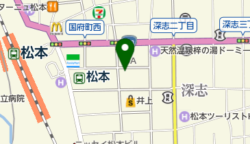 トヨタレンタリース 松本駅前店の地図画像