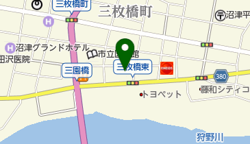 トヨタレンタリース 沼津店の地図画像