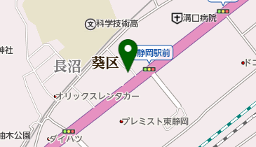 トヨタレンタリース 東静岡駅前店の地図画像