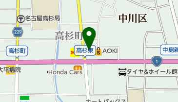 トヨタレンタリース 一色大橋店の地図画像