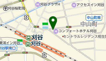 トヨタレンタリース 刈谷駅前店の地図画像
