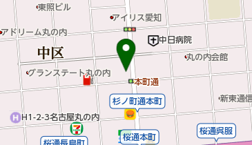 トヨタレンタリース 丸の内駅北店の地図画像