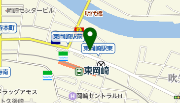 トヨタレンタリース 東岡崎駅前店の地図画像