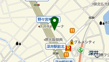 トヨタレンタリース 泉北深井駅前店の地図画像