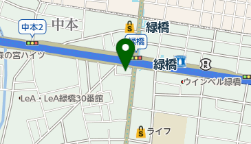 トヨタレンタリース 緑橋駅前店の地図画像