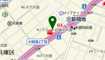 トヨタレンタリース 新開地駅前店の地図画像
