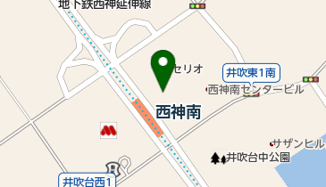 トヨタレンタリース 西神南駅前店の地図画像