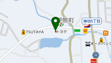 トヨタレンタリース 押熊店の地図画像