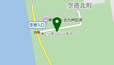 トヨタレンタリース 北九州空港店の地図画像