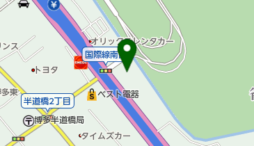 トヨタレンタリース 福岡INTERNATIONAL店の地図画像
