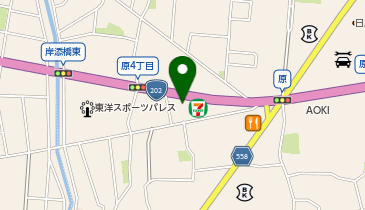 トヨタレンタリース 原店の地図画像