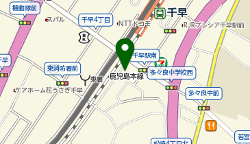 トヨタレンタリース 千早駅前店の地図画像