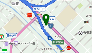 トヨタレンタリース 博多駅東インター店の地図画像