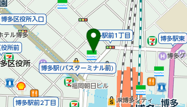 トヨタレンタリース 博多駅博多口店の地図画像