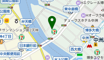 トヨタレンタリース 中洲店の地図画像