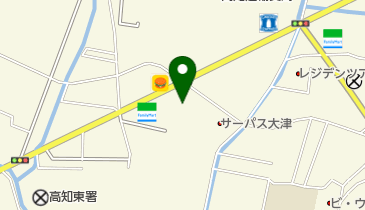 ミリオン大津店の地図画像