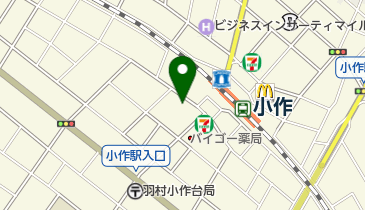 トワーズ小作駅前店の地図画像