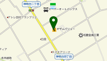 トワーズ羽村店の地図画像