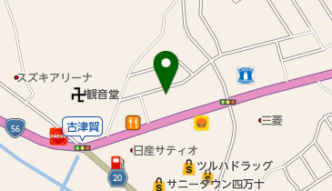 エスパス古津賀店の地図画像