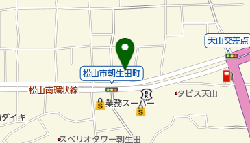 パチンコ天国朝生田本店の地図画像