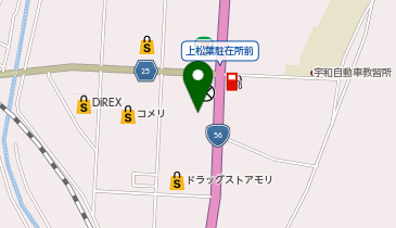 パーラーじゃんじゃん宇和店の地図画像