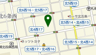 ビッグスロット北五条店の地図画像