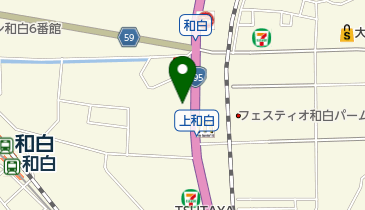 ラッキーランド和白の地図画像