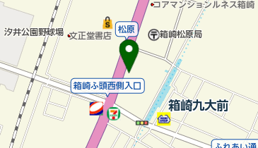 わんパチアリーナ箱崎店の地図画像