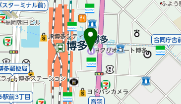 プラザ博多の地図画像