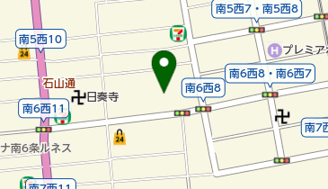 パーラー太陽南6条店の地図画像