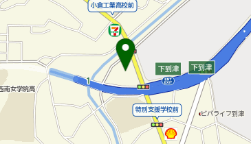 パーラーアサヒ下到津店の地図画像