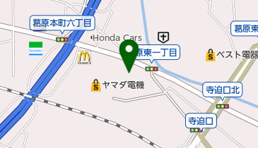 ダッシュ葛原店の地図画像