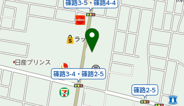 クラブジェイ篠路店の地図画像