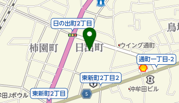 ワンダーランド日出町店の地図画像