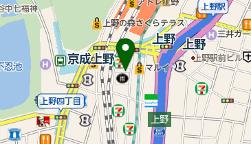 PIA上野の地図画像