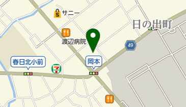 Aパーク春日店の地図画像