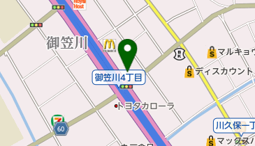 BEAM 1  oneの地図画像