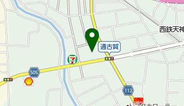玉屋太宰府店の地図画像