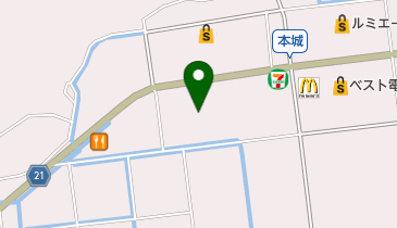 クラブハウス宮田支店の地図画像