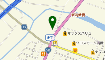 モナコパレス清武店の地図画像