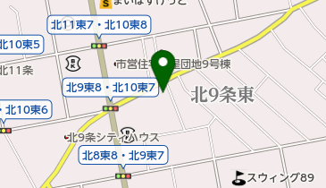 ファイターズ通りひまわりの地図画像