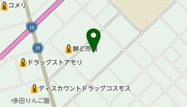 モナコパレス蓑原店の地図画像