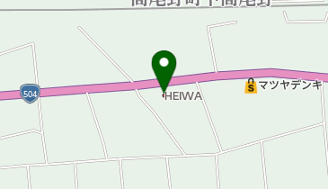 平和高尾野店の地図画像